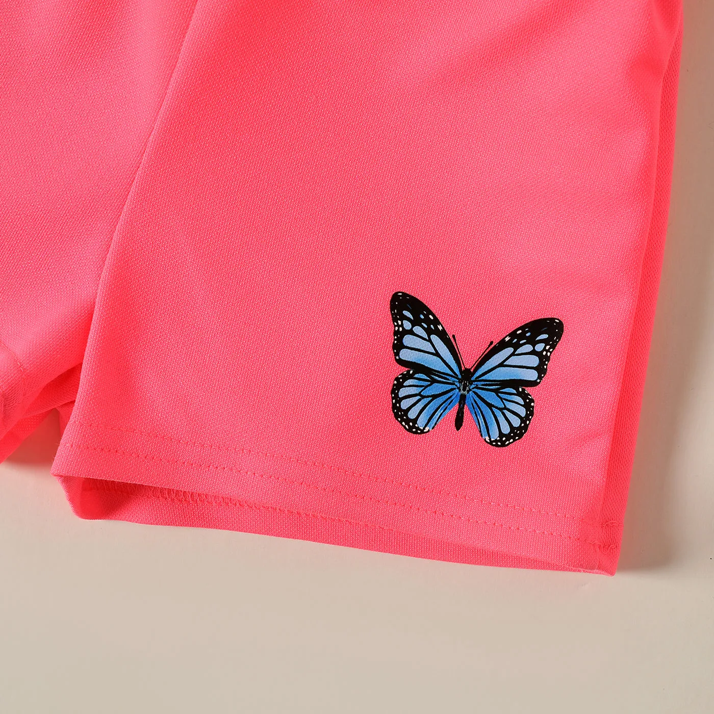 2pcs Toddler Girl Butterfly Print Camisole and Shorts Set