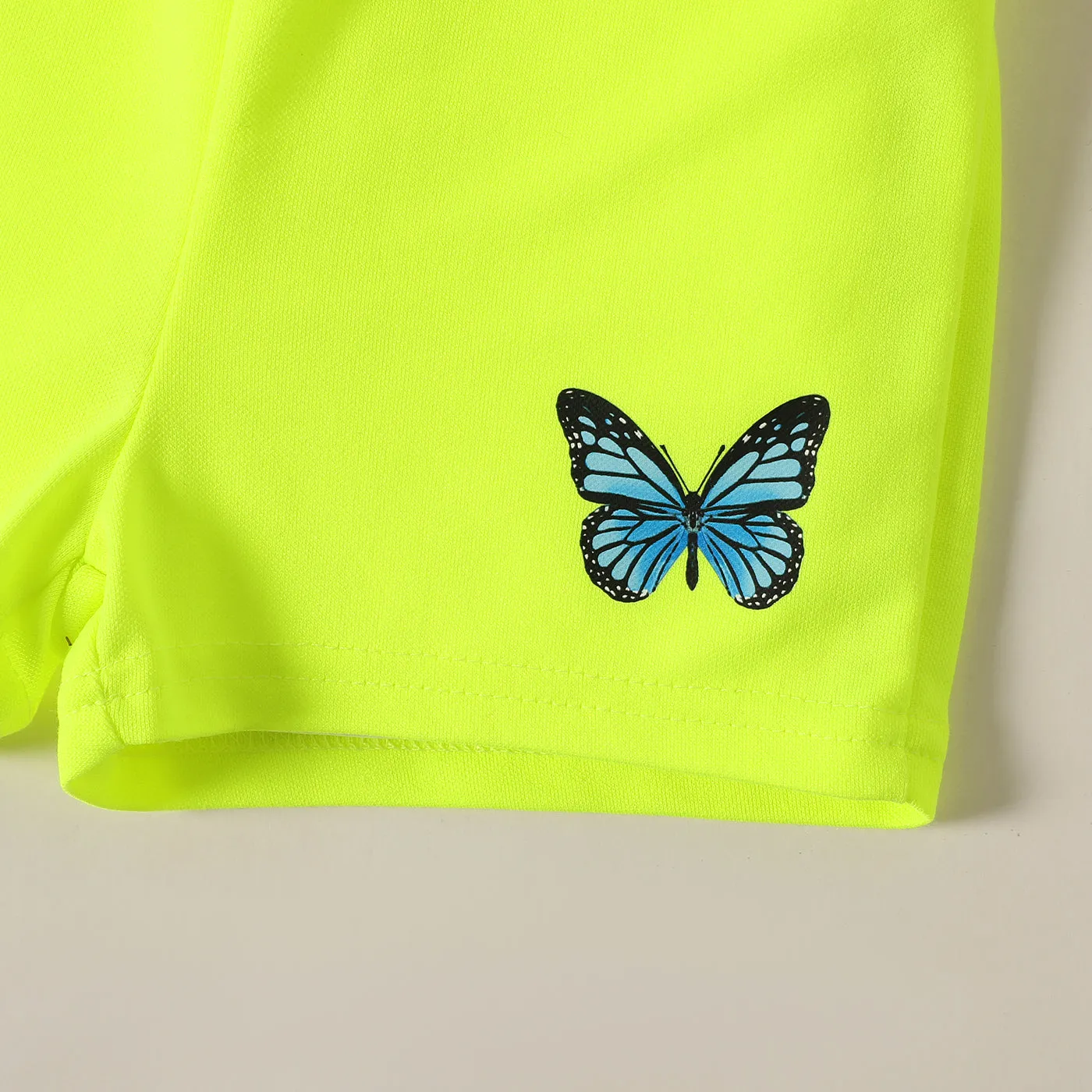 2pcs Toddler Girl Butterfly Print Camisole and Shorts Set