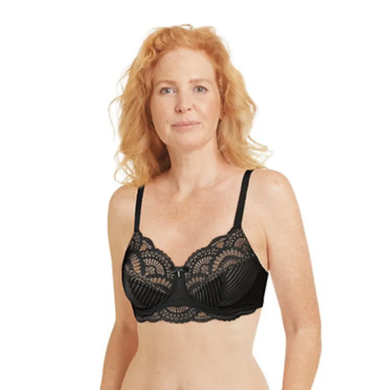 Amoena Karolina UW Mastectomy Bra Black