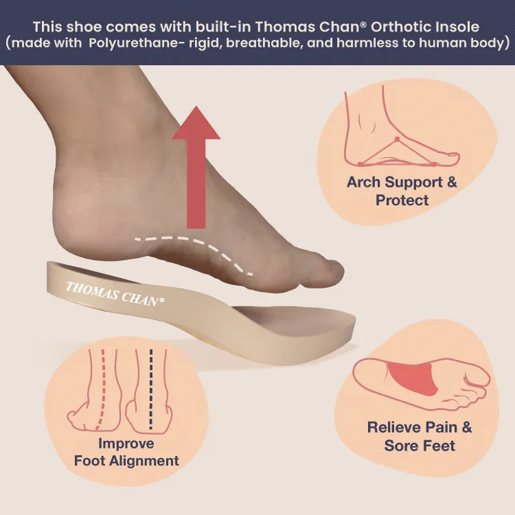 Bunion-Friendly Toe-Strap Flat Sandals [Comfy Health Series][ODD SIZES LEFT]