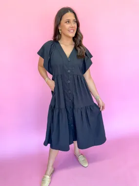 Playful Pursuits Dress - Black